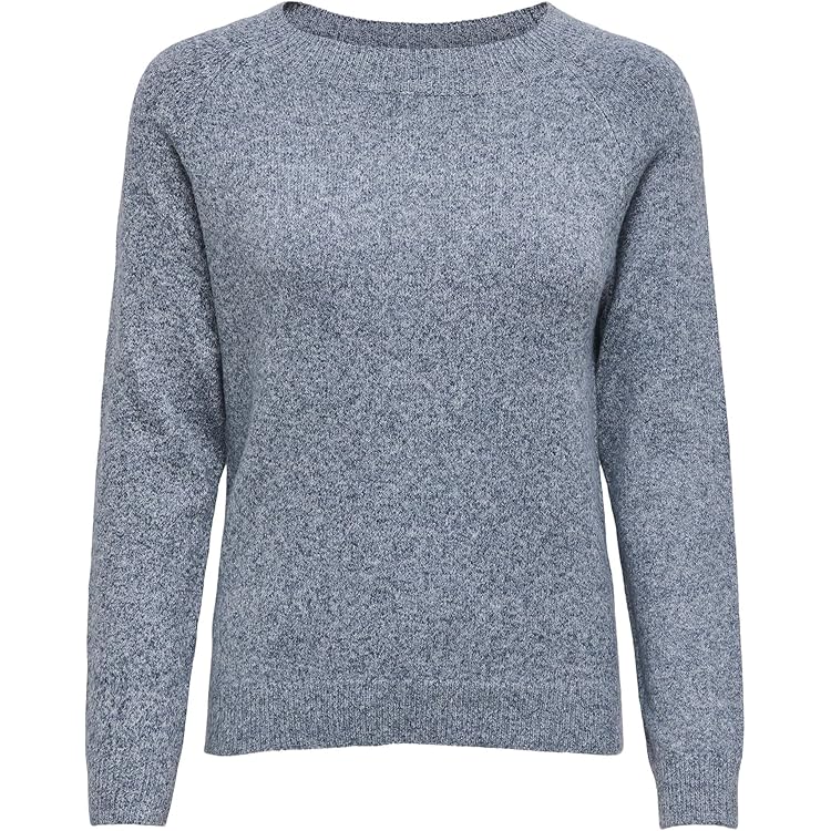 ONLY Damen Sweatshirt Mit Rundhals - Lässiger Langarm-Pulli In Verkürzt