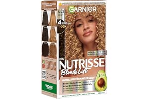 Garnier Nutrisse Blonde Lift blekning för mörkt hår i karamelltoffee med 4-stegs blekning utan föregående blondering, 1 styck