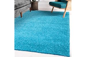 Impression Dywan do salonu – wysokiej jakości dywan powierzchniowy z certyfikatem Öko-Tex – Solid Color Aqua – rozmiar 140 x 200