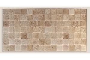 Grace Baltic Paneles de pared de PVC 3D Decorativo Azulejos Revestimiento (20, Madera Blanqueada)