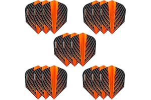 Harrows Quantum Dart Flights | 5 x sets Darts Flights (15 Flights Total) I 100 Micron Dart Flights I Premium Extra Strong Made in UK I Professional Darts Accessories