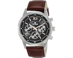 Buy Titan Grandmaster Analog Black Dial Men's Watch NM1787KM02 ...
