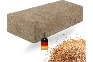 ‎OMNANA OMNANA® CUSHY™ Yogabolster eckig 65x30x15cm – Yoga Bolster mit Dinkelfüllung – Rechteckiges Kissen, Velvet Bezug, waschbar – Made in Germany – Passend für Yin Yoga
