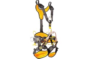 ENJOHOS Climbing Harness, Removable Fall Arrest Harness, Climbing Harness Full Body, Full Arrest Body Fall Protection Harness, Safety Harness for Tree Rock Climbing, Mountaineering, Rappelling