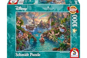 Schmidt , Thomas Kinkade: Disney Peter Pan Puzzle -1000pc , Puzzle , Ages 12+ , 1 Players