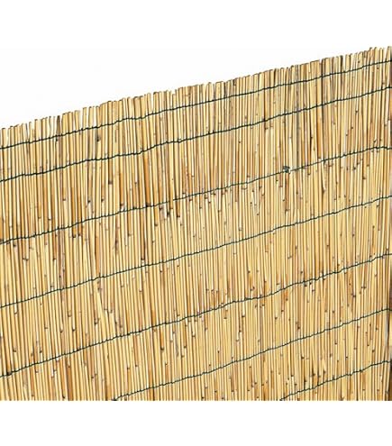Stuoia In Canniccio Arella 150x500 Cm | Recinzione Ombra Per Esterni, Rilegata Con Filo Di Nylon - Foto 3