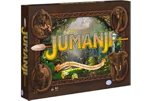 SPIN MASTER GAMES Editrice Giochi, Jumanji il Gioco da Tavolo, Giochi da Tavola di Avventura per Famiglie e Amici, da 2 a 4 Giocatori, 8+ Anni