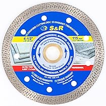 Disque Diamant PRODIAMANT Cerablade 115 Mm - Pour Coupe Carrelage, Grès Cérame, Pierre Naturelle - Alésage 22,23 Mm