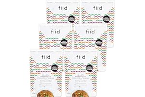 Fiid 100% Natural Vegan Microwave Ready Meals - Moroccan Chickpea Tagine Stew - 6 x 400g (Vegetarian Food Pouch, High in Fibre & Protein, Low in Sugar, Gluten Free, Fat Free)