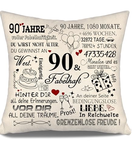 Kissenbezug 'Gästebuch – 18. Geburtstag' – 50x50 Cm, Aus Recycelter Baumwolle – Witziges Geschenk Für Jungs & Mädchen