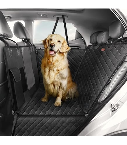 Baselife Lot De 2 Housses De Protection Portière Voiture Pour Animaux – Anti-Rayures, Anti-Bave, Lavables – Pour Chiens Et Chats