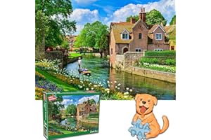 HUADADA Puzzle 1000 elementów, 1000 elementów, puzzle dla dorosłych i dzieci, Impossible Puzzle, prezent puzzle, sprytne zagadki, kolorowe puzzle z motywem Westgate Gardens