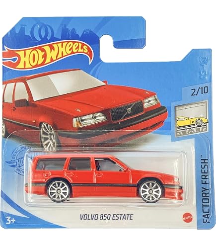 Hot Wheels Volvo 240 Drift Wagon – HW Slammed Series 4 Von 5 – Kurzkarte Yokohama, Grün-metallic (Mattel 2023)