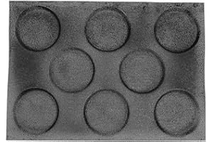 LQNB Le Pain en Silicone à Hamburger Forme Une Boulangerie PerforéE Moule des Feuilles de Cuisson AntiadhéSives