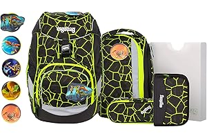 ‎ERGOBAG ergobag pack Set ergonomischer Schulrucksack Flexibel 6-teilig 1. Klasse Grundschule