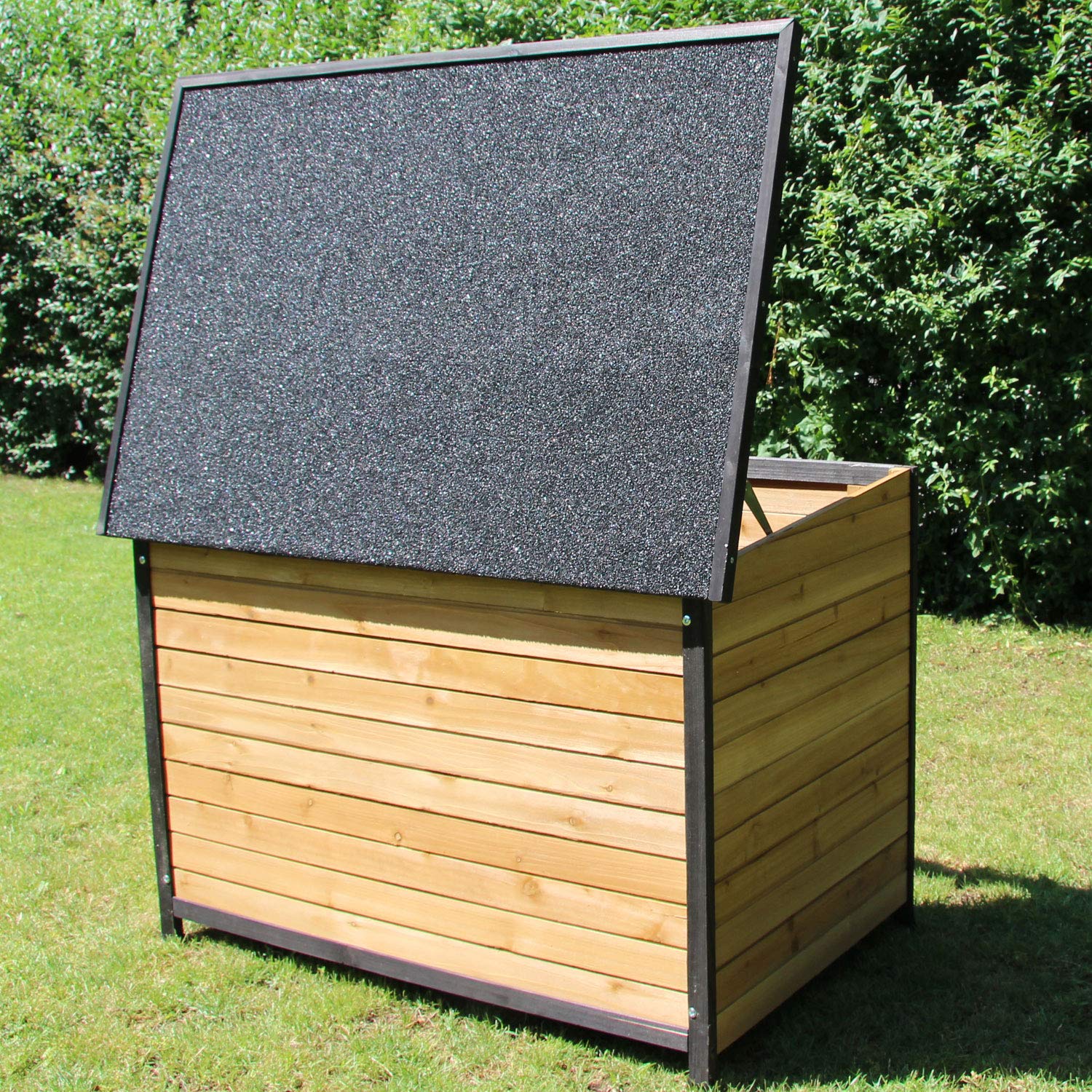 ZOO-XXL-Niche-Eddy-pour-Chien-en-Bois-Massif-de-Haute-qualit-Taille-XL