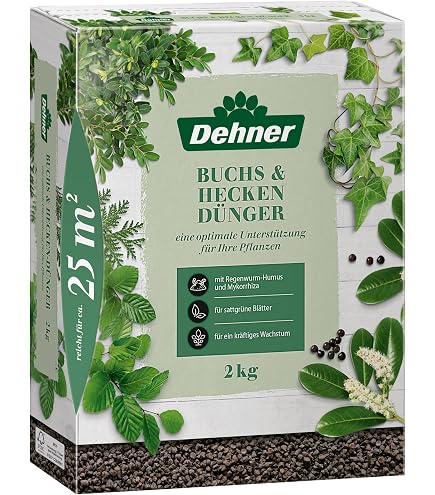 Dehner Buchs- und Hecken-Dnger, 2 kg, fr ca. 25 qm : Amazon.de: Garten
