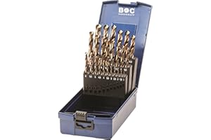 Bohrcraft Spiralbohrer Set HSS-E in ABS-Box KE13 / Ø 1-13 x 0,5 mm / 25-teilig / 11401330025