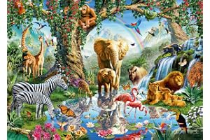 Ravensburger 12000682 - Äventyr i djungeln - pussel 1000 bitar - pussel för vuxna och barn från 14 år och uppåt