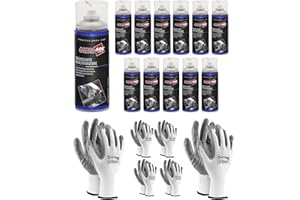 HYTAMA TOOLS Box 12 Bombolette Sbloccante Spray 400ml SVITOL a Grande Potere sbloccante e Protettivo + 6 Paia Guanti Nitrile omaggio