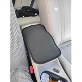 Premium Oto Kol Dayama Minderi Universal Uyum 29x19 Cm Kaymaz Alt Y&uuml;zey (LASTİKLİ SABİTLEME), Yumuşak Y&uuml;zey, Terletmez, (SİYA