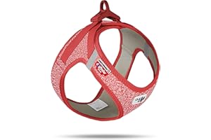 Vest Harness Merino curli Clasp Red M