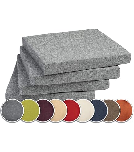 Coussin De Chaise Carré Antidérapant En Similicuir – 40x40 Cm Ou 45x45 Cm – Imperméable, Facile à Nettoyer – Pour Bureau, Salon, Salle à Manger