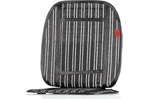 ‎HEYNER HEYNER® Kühl-Sitzauflage, Auflage gegen Schwitzen, schwarz/weiß