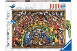 RAVENSBURGER Puzzle 2D 1000 elementów: Świat Ptaków