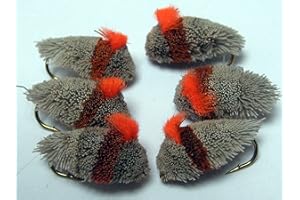 BestCity Fly Fishing Biscuit Pellet Fly x Six(6) flies size 8 for Trout Carp Mullet PACK #47