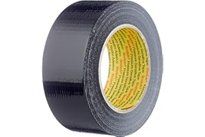 3M 2903/4850S Ruban Adhésif Toilé, 48 mm x 50 m, Noir (Lot de 1)