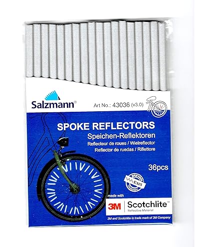Réflecteurs De Rayons [48 Pièces] - 360° Visibilité Et Montage Facile – Catadioptres Pour Vélos