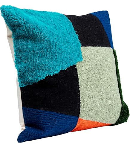 Kissenbezug Chinesischer Drache Blau - 3 Größen Mit Verstecktem Reißverschluss | Baumwolle-Leinen Mix