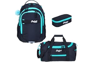 Elephant 3 Teile Set Schulrucksack Hero Signature Rucksack + Sporttasche + Mäppchen 12609