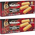 WALKERS Pure Butter Short Bread Biscuits, Healthy Finger Butter Cookies, No added Preservatives, No Artificial Colours, Butterly Delicious Snacks (Pack of 2-150 gm each)