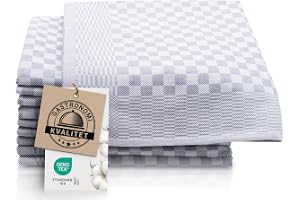 Zollner set med 10 kökshanddukar, 100% bomull, 46x70 cm