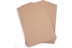 House of Card & Paper Brauner Kraftkarton 280 g/m², A4, 50 Blatt