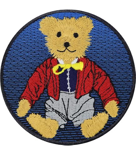 orsacchiotto bambini - Toppe termoadesive Patch Toppa ricamate