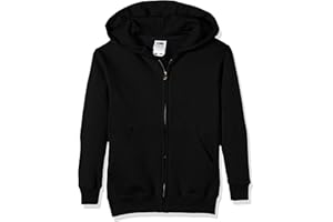 Fruit of the Loom Unisex Kids Zip front Classic Hooded Sweat