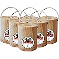 One Log Fire, Original – Single Log Campfire, 100 % Natural Red Pine, Easy Light – 2 Hour Burn Time (6 Pack)