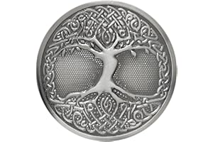 KILT MANIA Celtic Tree of Life Kilt Belt Buckle – Traditional Scottish Design, Antique Finish, Perfect for Kilts