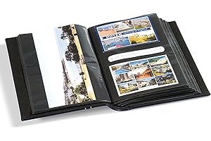 Leuchtturm 323576 Multi-album - album pour cartes postales, lettres, FDC ou photos - bleu