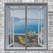 Zanzariera Magnetica Per Finestre - 55x255 Cm, Grigia, Facile Installazione Con Nastro Adesivo - Foto 6