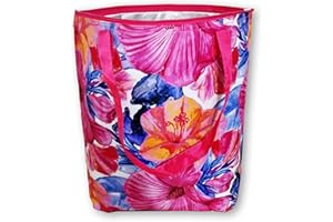 PROMOTIONGIFT Borsa termica pieghevole riutilizzabile, shopping, borsa da spiaggia leggera e resistente, con rivestimento interno in alluminio con perfetta funzione di raffreddamento