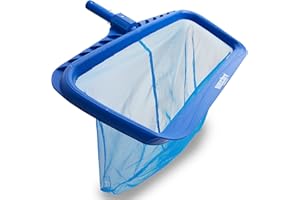 Hecht Kescher Pool, wahlweise mit Teleskopstange – extra großes Netz, feinmaschig – Poolreinigung – Wasserpflege – Für Schwimmbad, Pool, Planschbecken, Whirlpool, Teich (Modell 3)