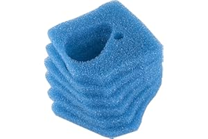 LTWHOME Remplacement Grossier Bleu Pre-Filtration Mousseux Convient pour Eheim Professionnel Pro 3 250, 250T, 350, 350T, 600/ Ultra G Pro 3 Filtre 2071,2073,2075 Et Eheim Pro 3e 350 /2074 (Paquet de 6)