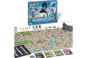 Ravensburger Gesellschaftsspiel 27515 - Scotland Yard - Familienspiel, Brettspiel für Kinder und Erwachsene, Spiel des Jahres, für 2-6 Spieler, ab 8 Jahre