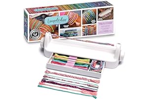 PLAYMONSTER Loopdedoo Friendship Bracelet Maker | Design Unique Bracelets & Share With Your Friends | Includes 18 Colours Of Threads | For Ages 8+