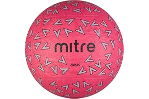 Mitre Oasis Ballon de Netball | Extrêmement résistant | Excellente Prise en Main | Design élégant