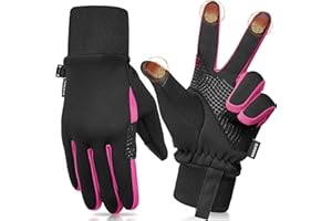 Sukeen Anti-Slip Thermal Gloves Kids Winter Cycling Gloves Kids, Softshell Gloves Children Gloves Warm Winter Gloves Waterproof Windproof Running Gloves Touch Screen Gloves for Girls Boys 4-12 Years